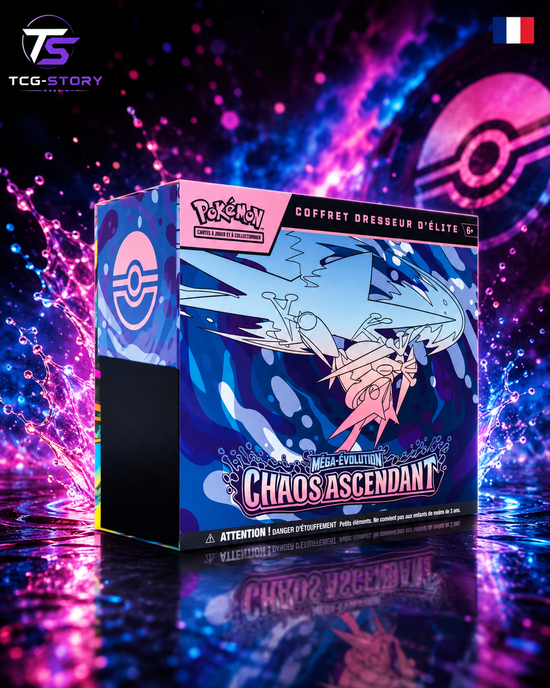 Coffret dresseur d’élite Pokémon CHAOS ASCENDANT ME04 FR