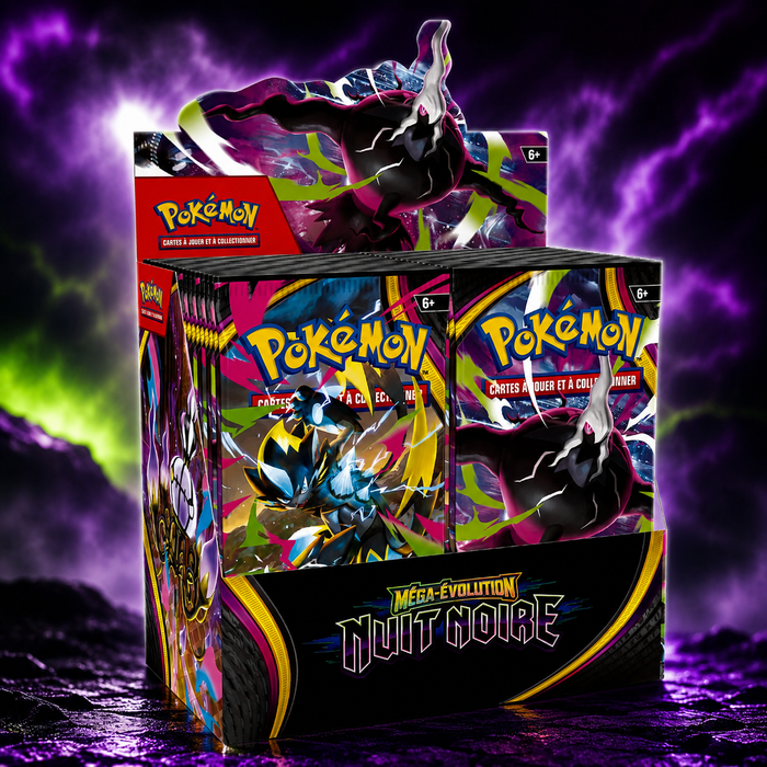 Display de 36 Boosters Pokémon ME05 Nuit Noire FR