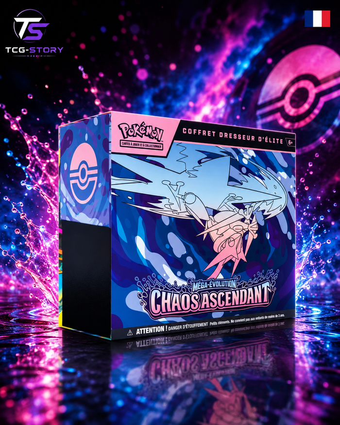 Coffret dresseur d’élite Pokémon CHAOS ASCENDANT ME04 FR